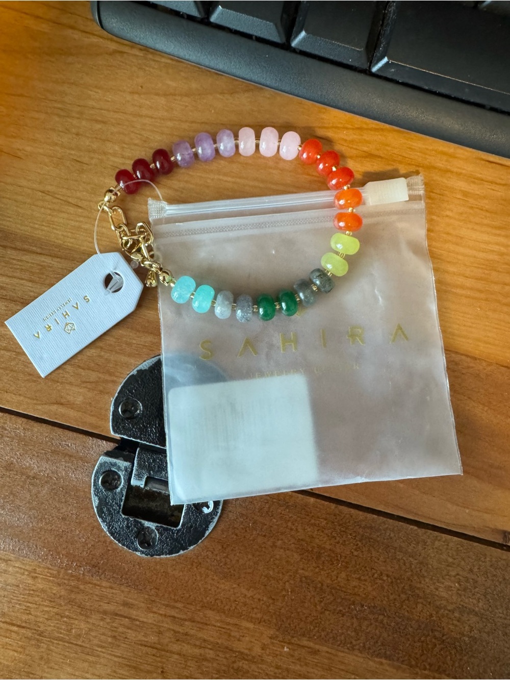 Sahira Candy Crush beaded bracelet